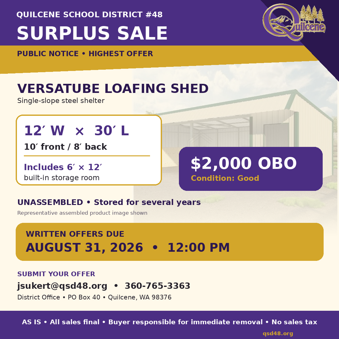 Surplus Sale Notice