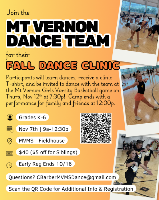 Dance Team Clinic Flyer