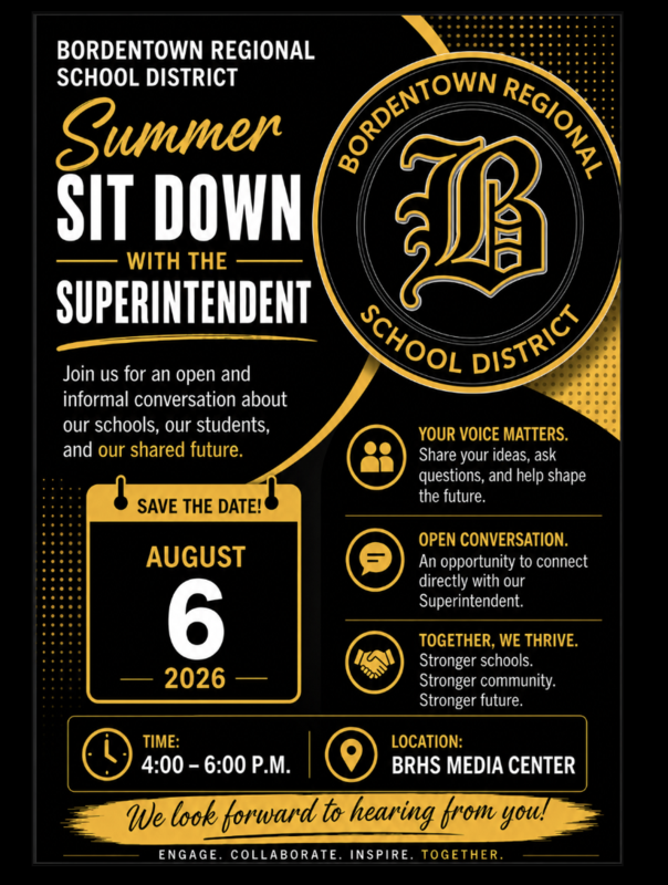 Summer Sit Down with the Superintendent-August 6th