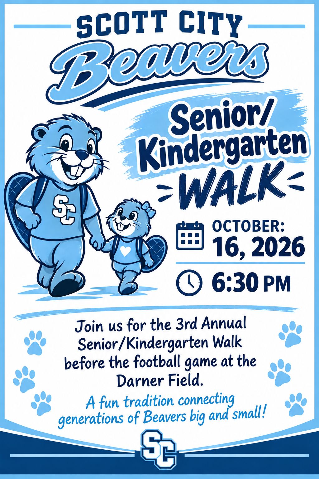 3rd Annual Senior/Kindergarten Walk
