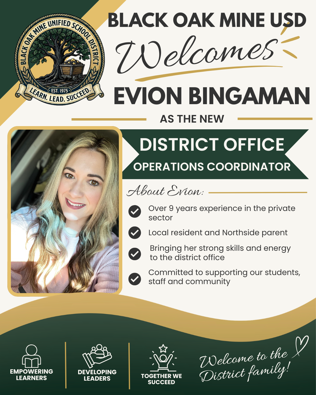 New Employee Welcome