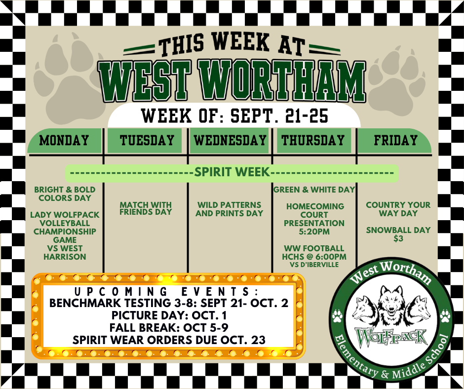 This Week at West Wortham
