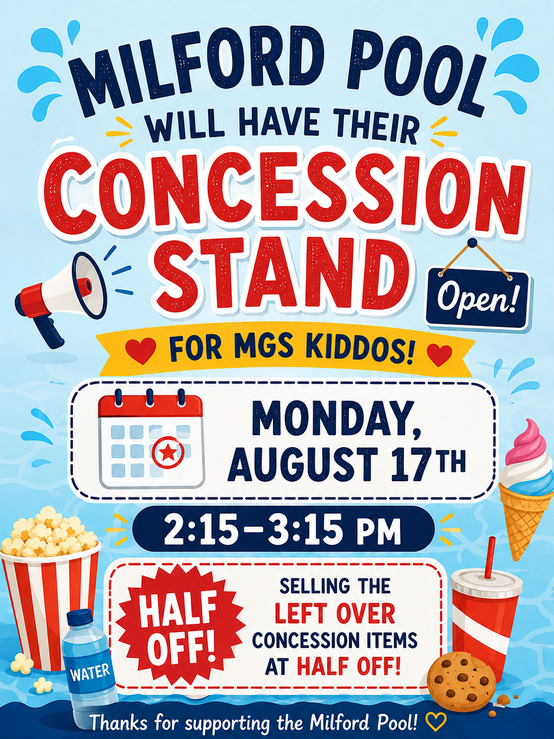 Pool Concessions