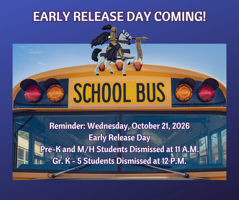 Wednesday, October 21, 2026, Early Release Day for Students