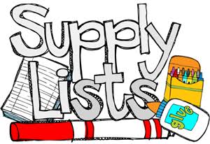 2026-2027 Supply Lists!