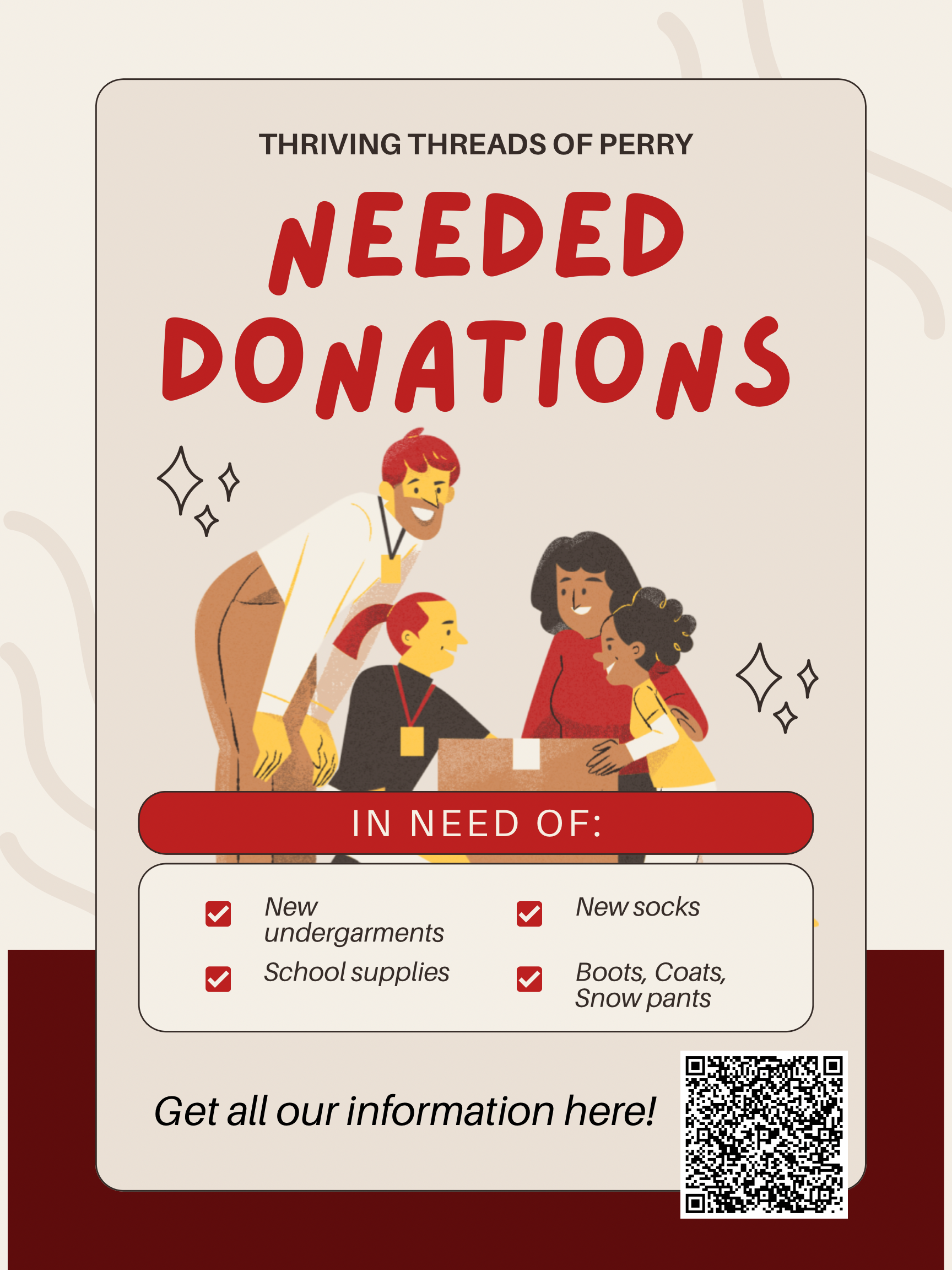 Thriving Threads in Need of Donations