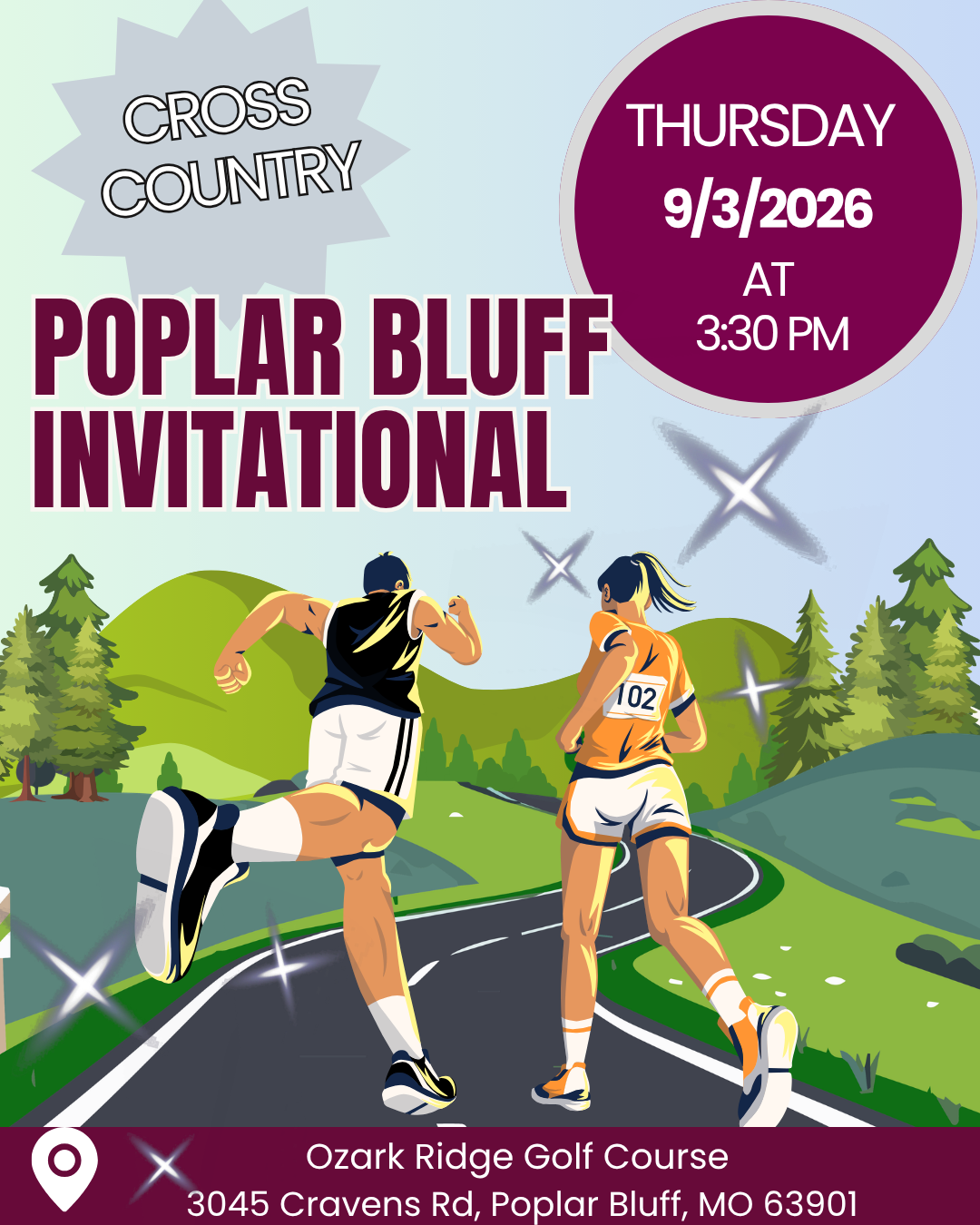 Cross Country @ Poplar Bluff-9/3