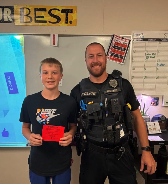 Jase Steinkamp Named ADM Middle School September Student of the Month