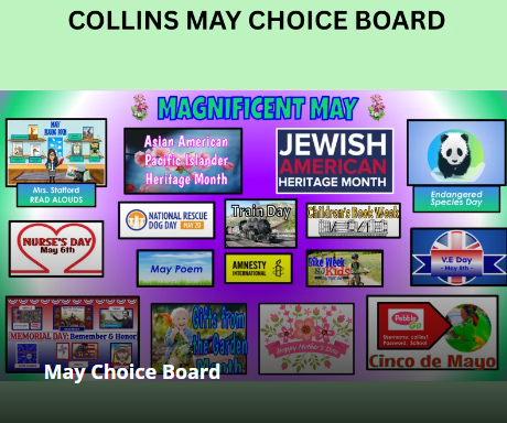 May Choice Board