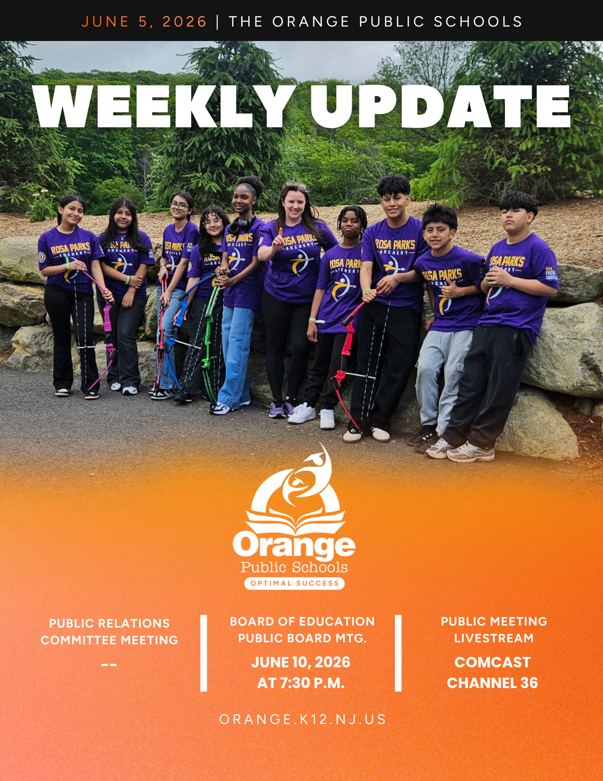 Superintendent's Weekly Update - Week of June 5, 2026
