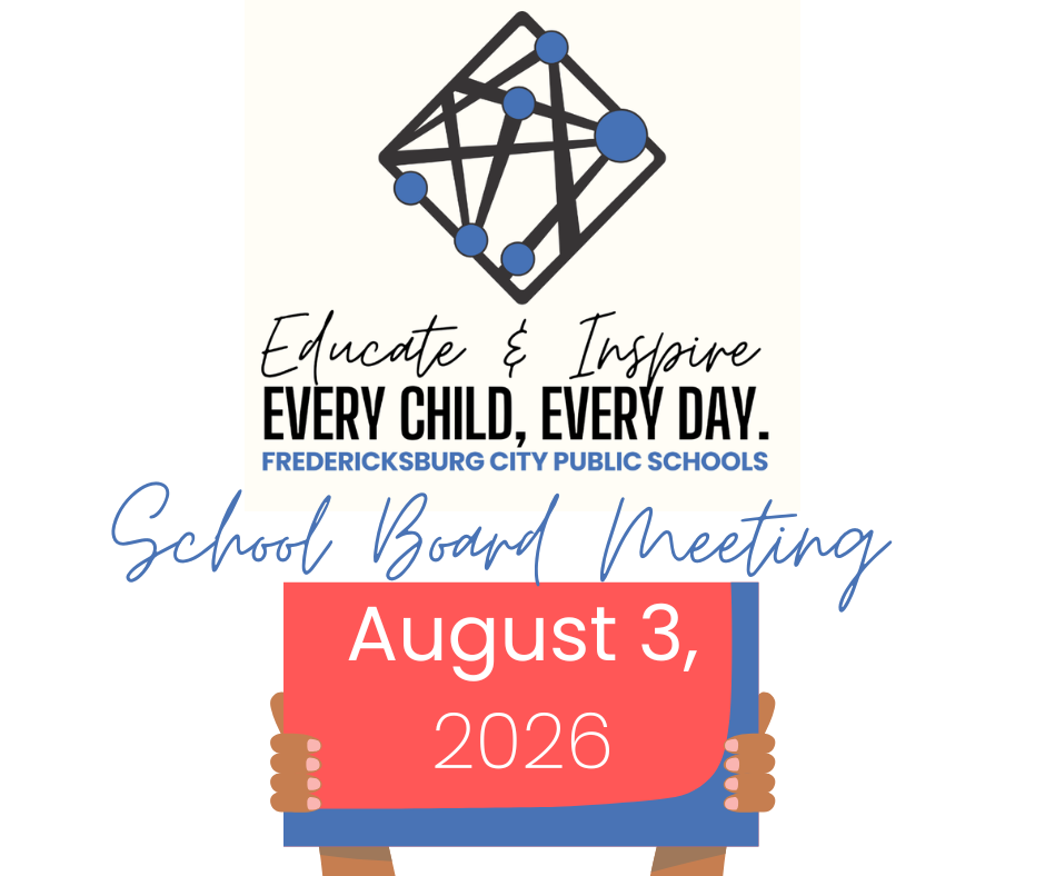 📍FCPS School Board Meeting Monday, August 3