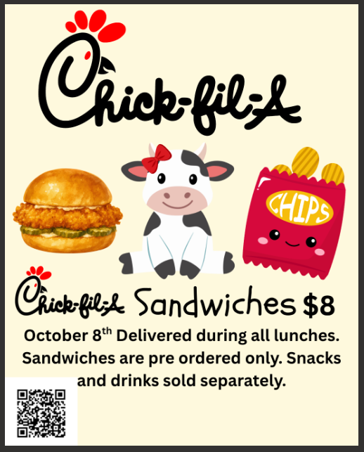 Chick-fil-A sandwiches - Thursday, Oct. 8th