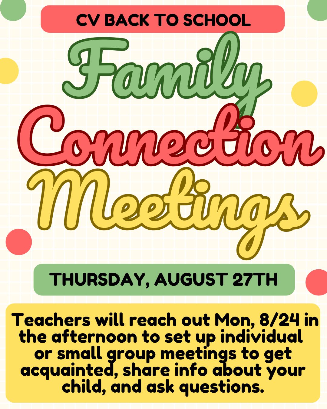 Family Connection Meetings