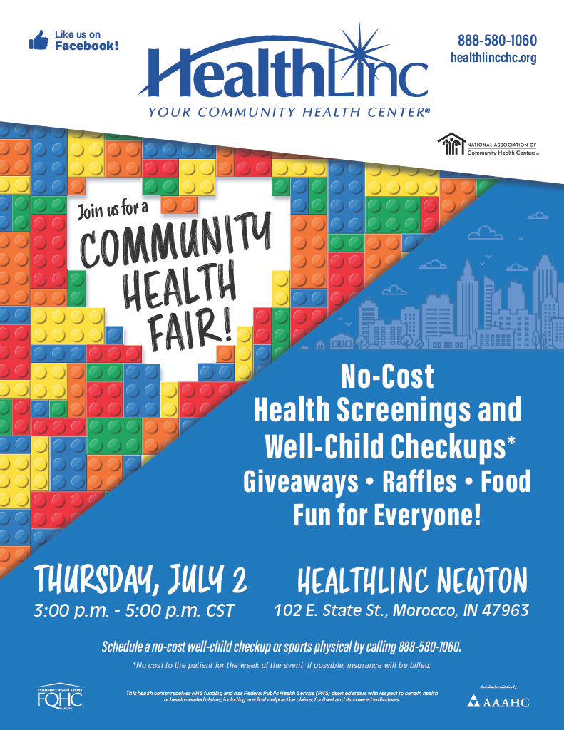 HealthLinc is hosting a Community Health Fair with something for the whole family!