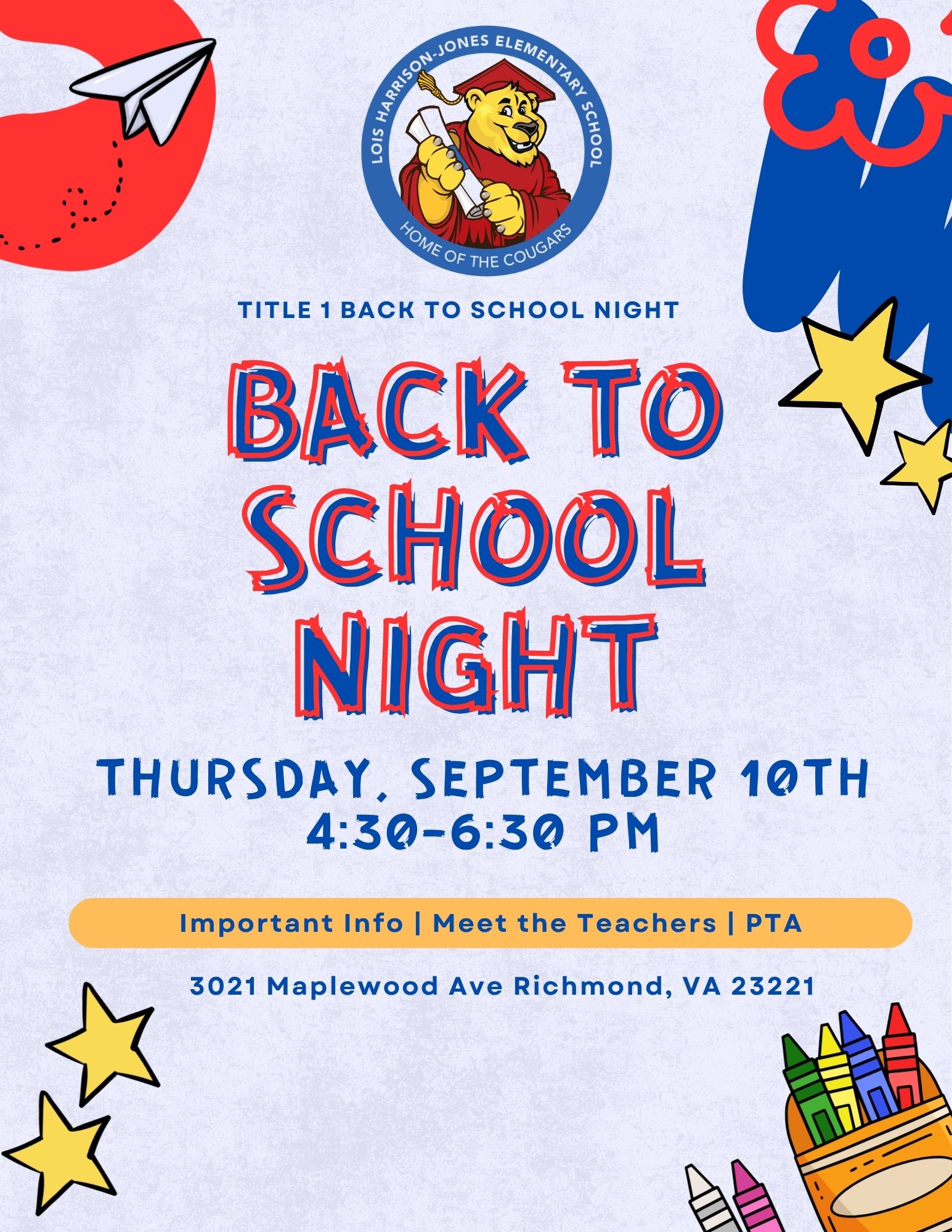 Back To School Night!