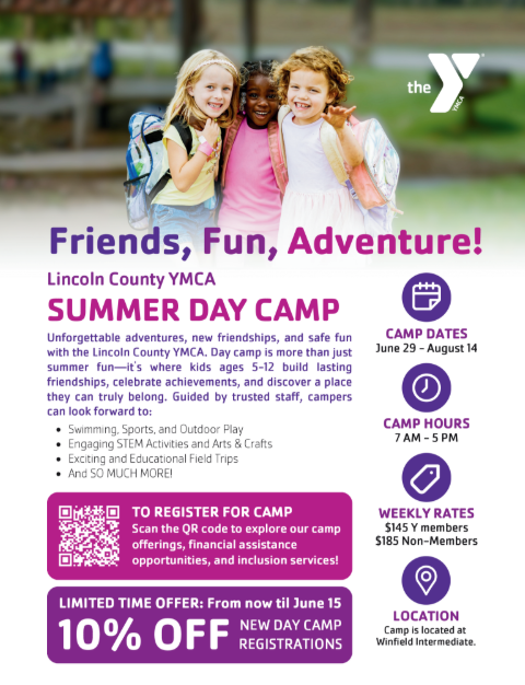 YMCA Summer Camp Fliers 2026