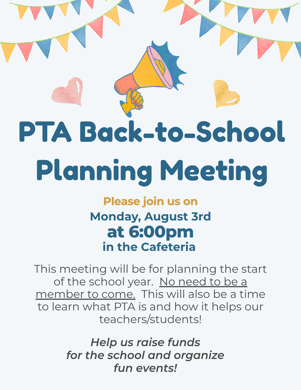 PTA Reminder