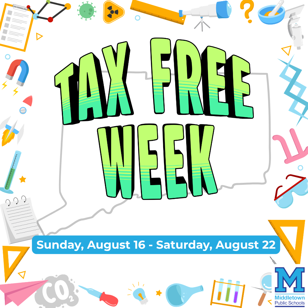 Connecticut Sales Tax Free Week Begins! Aug. 16-Aug. 22