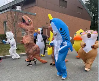 LSS staff 1st annual inflatable race