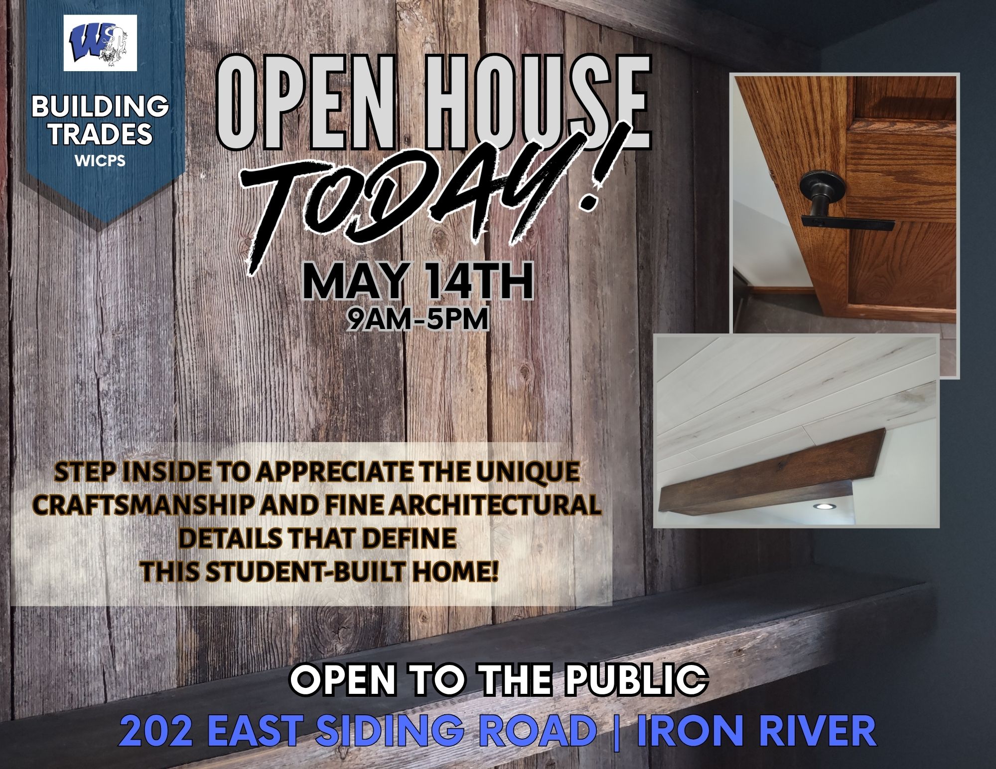 OPEN HOUSE TODAY!