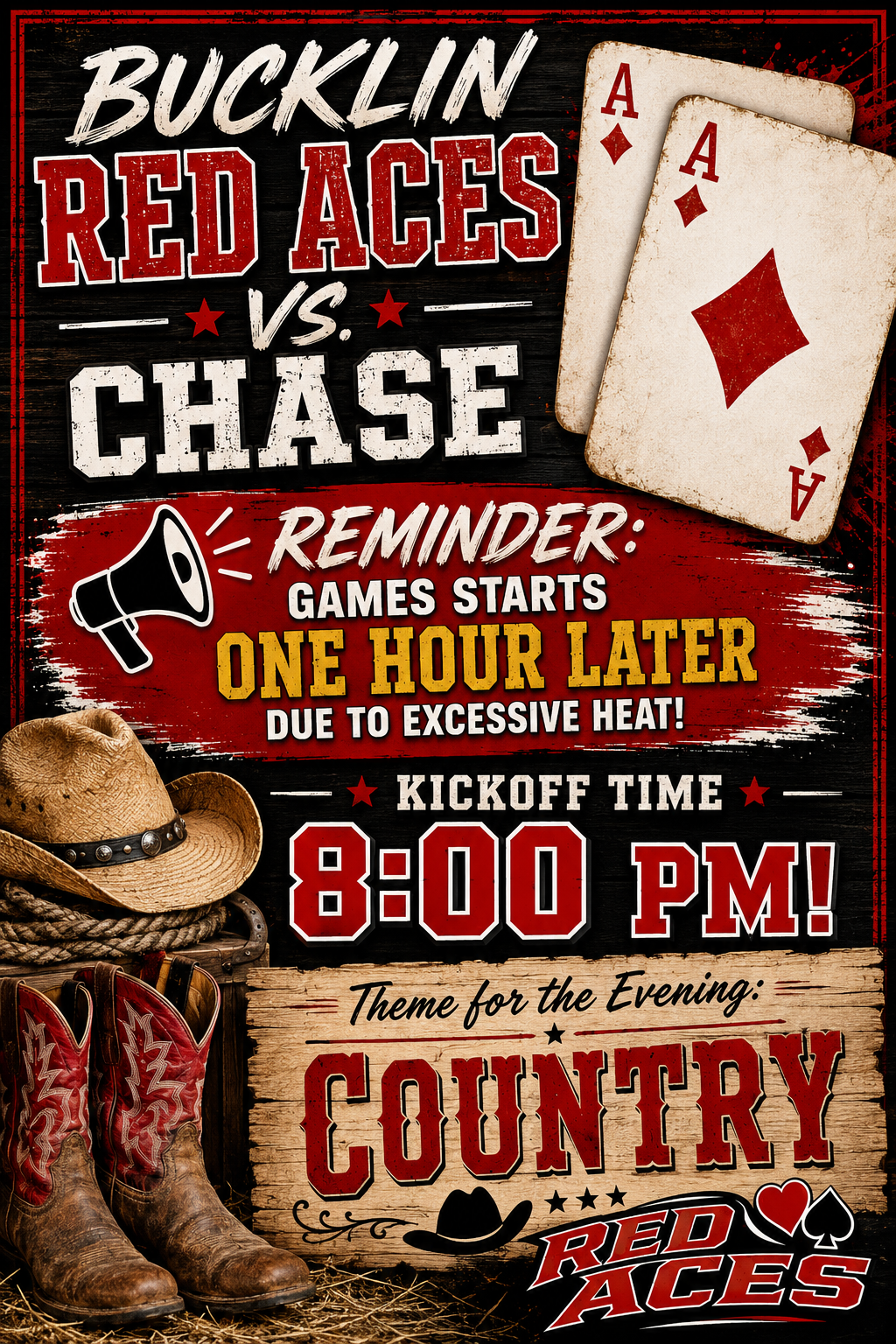 Bucklin Red Aces vs. Chase 9/4/26