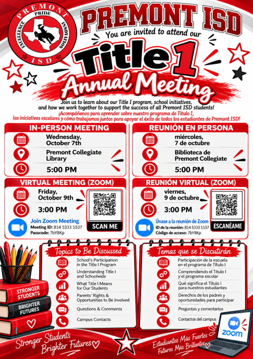 PISD Title 1 Annual Meeting 