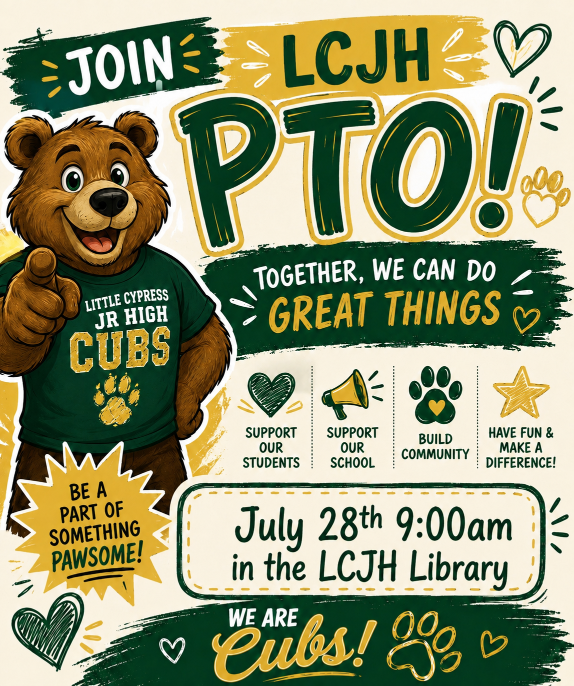 Join LCJH PTO!