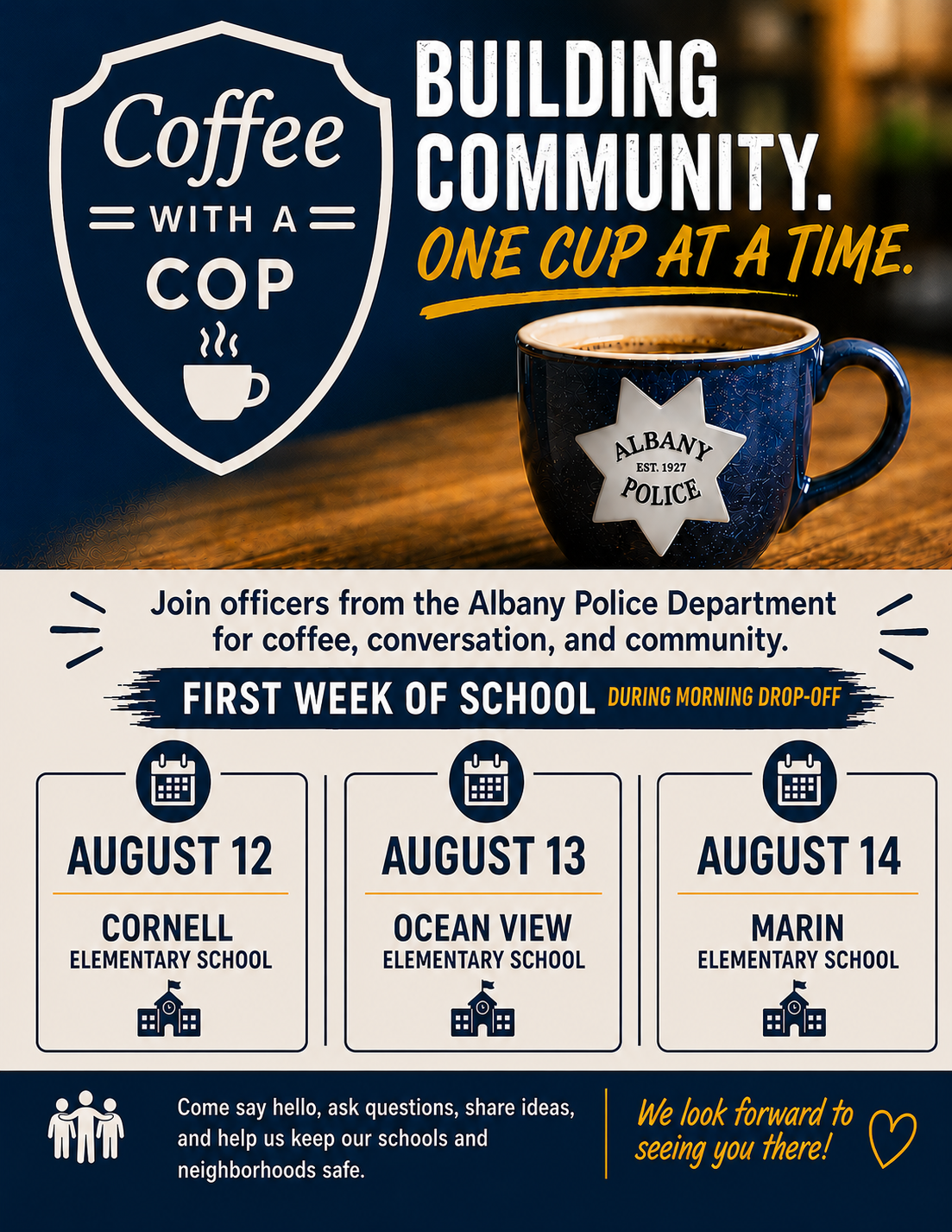 Coffee with a Cop: Building Community One Cup at a Time