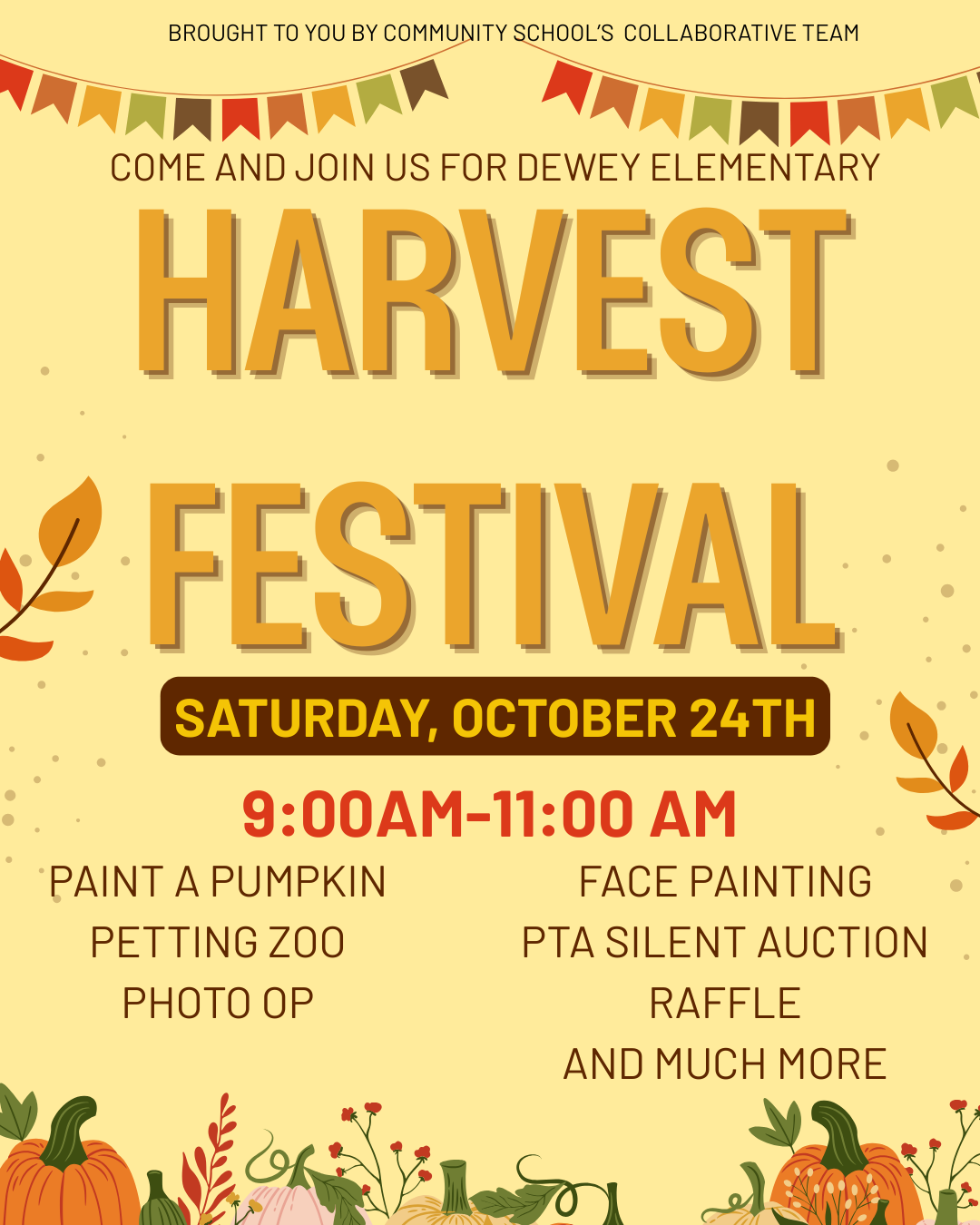 One Week Away! Harvest Festival!