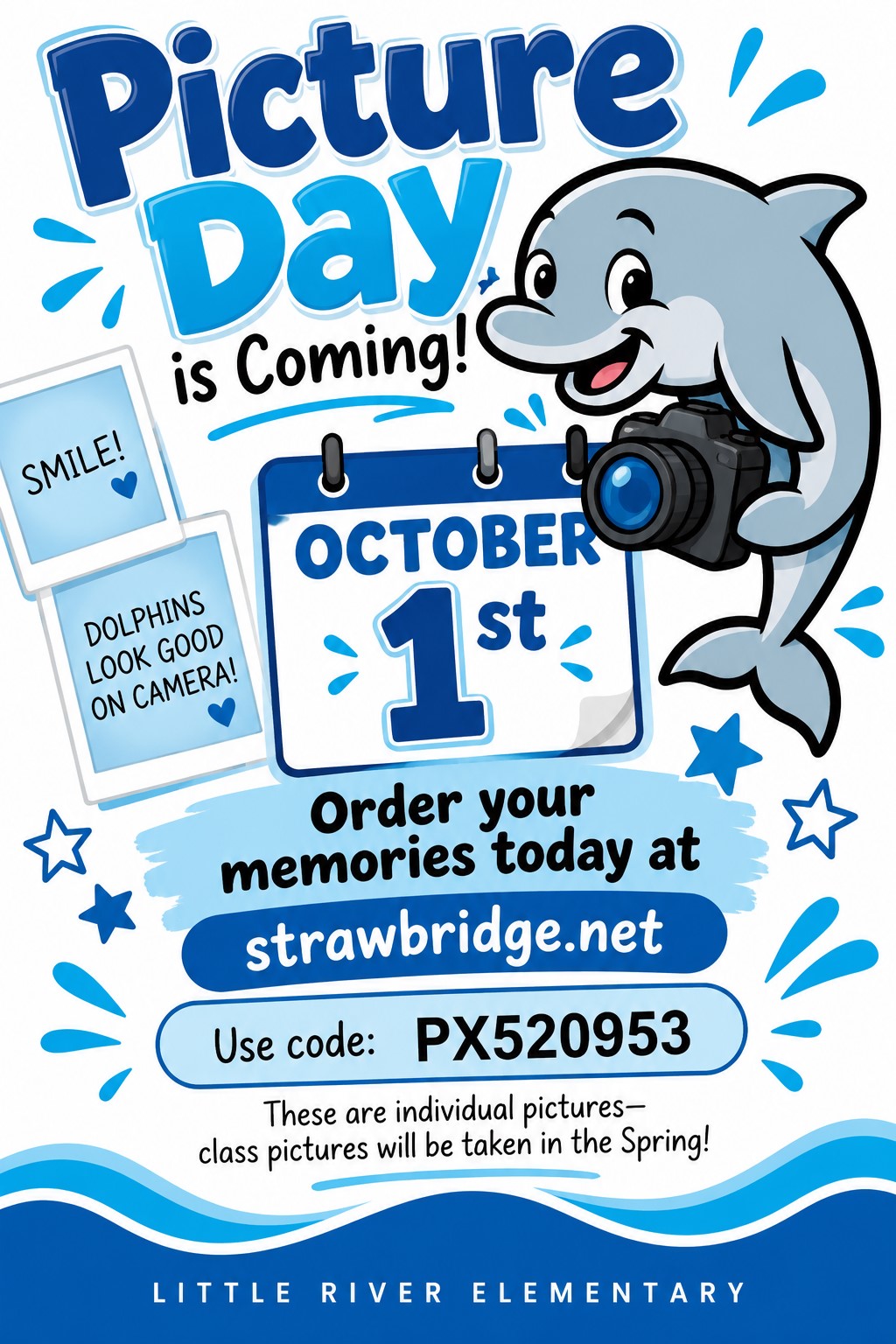 Picture Day is Coming - Thursday October 1st