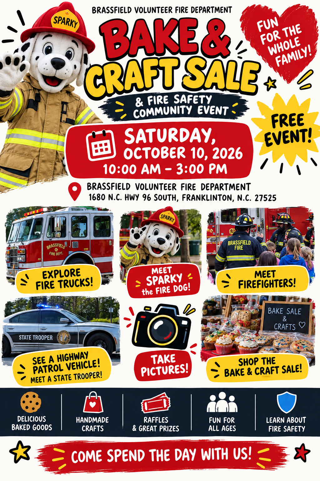 Brassfield Volunteer Fire Department Community Event! 