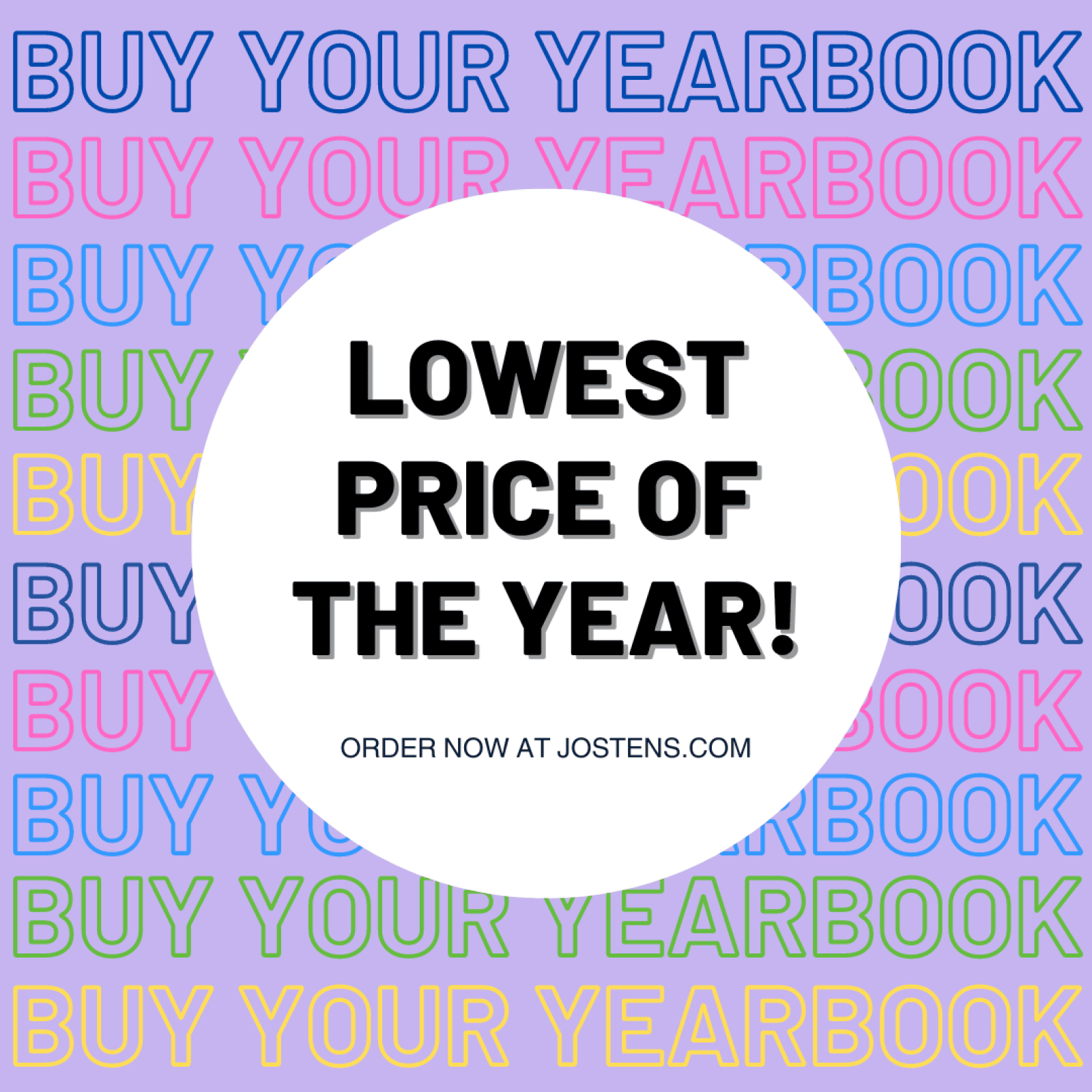 Yearbook Early Bird Pricing ends 9/18