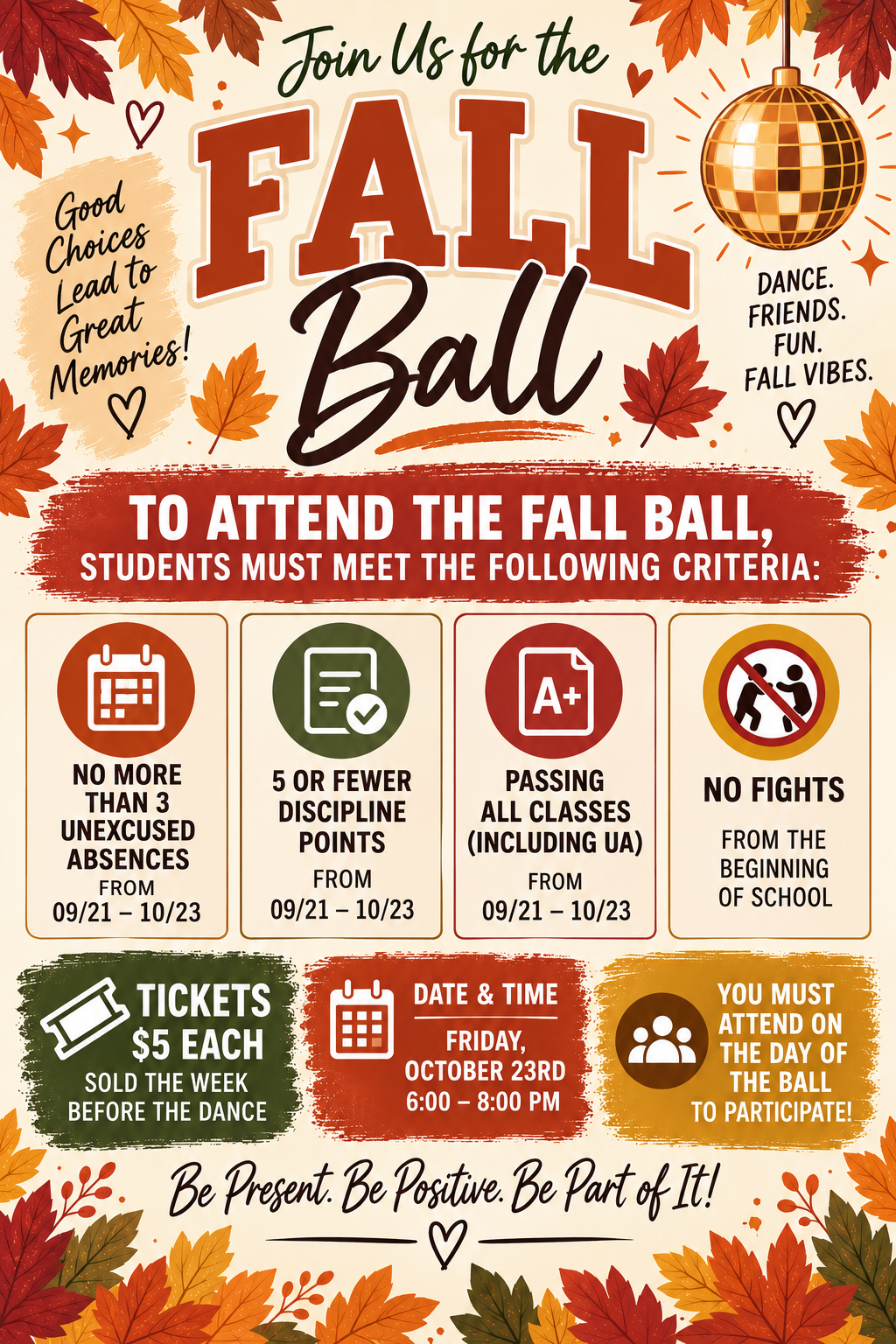 Fall Ball  October 23