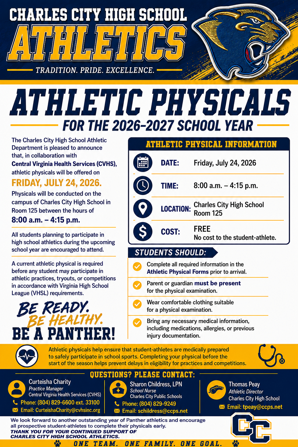 Sports Physicals