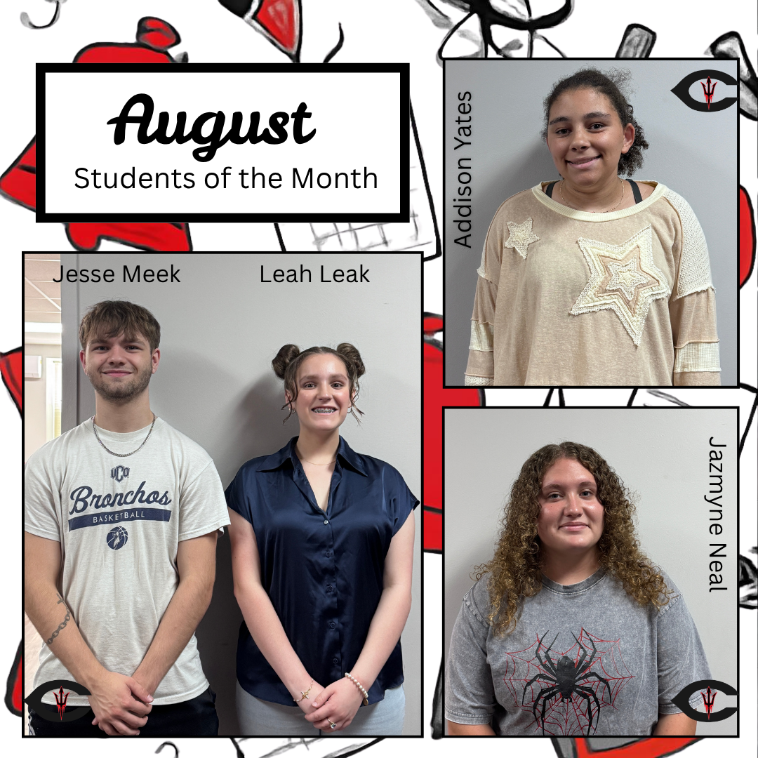 August Students of the Month