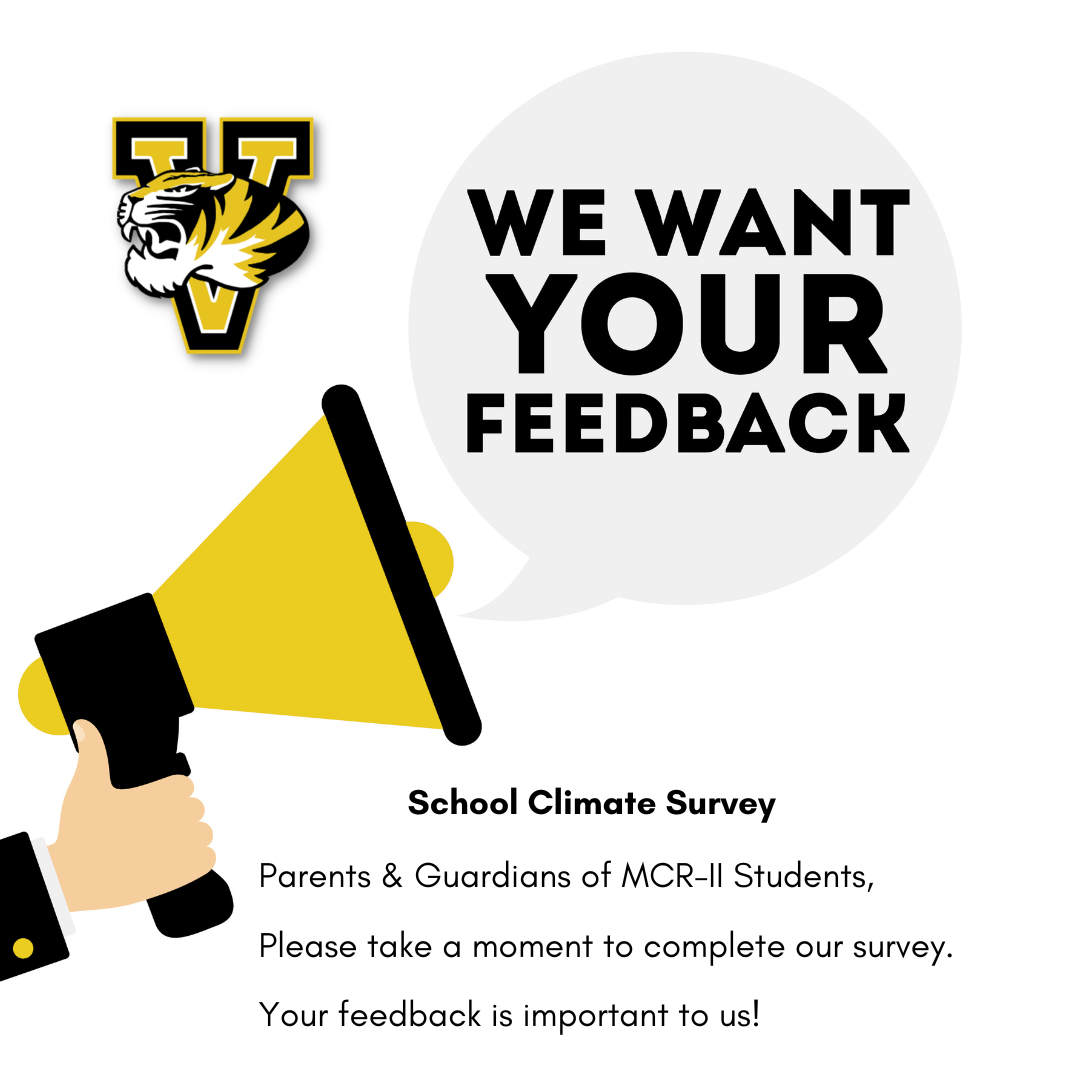 2025-2026 School Climate Survey for Parents/Guardians of MCR2 Students