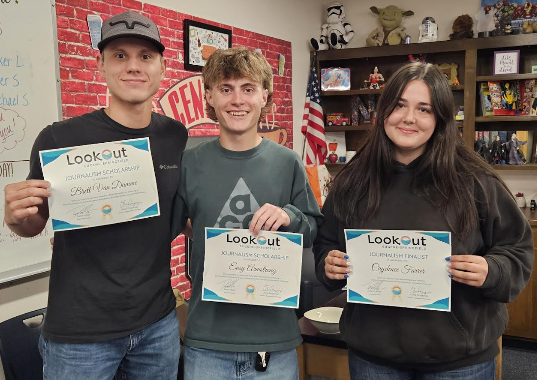 Three EHS Seniors Earn Top Honors in Lane County Journalism Competition