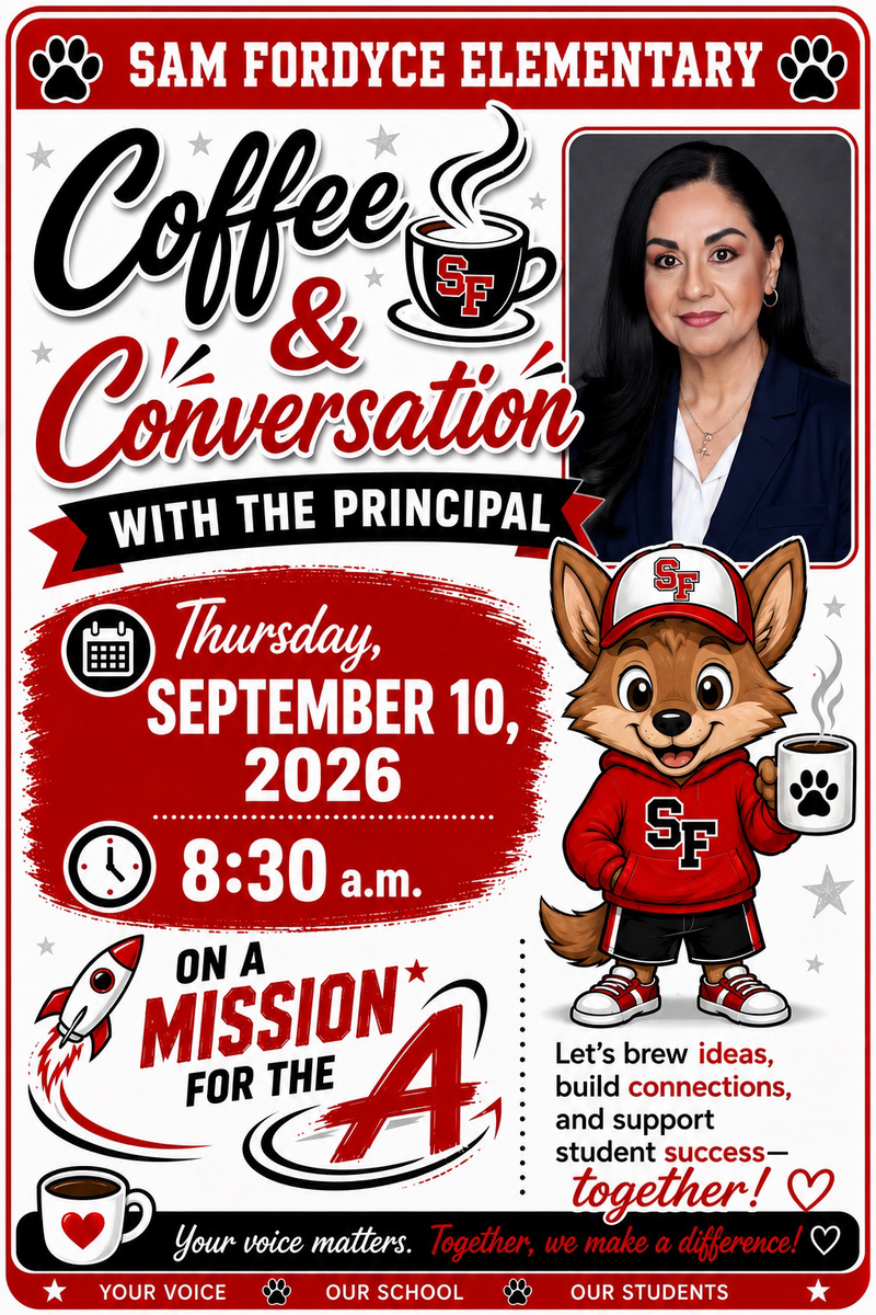 ☕💬 COFFEE & CONVERSATIONS WITH THE PRINCIPAL! 💬☕