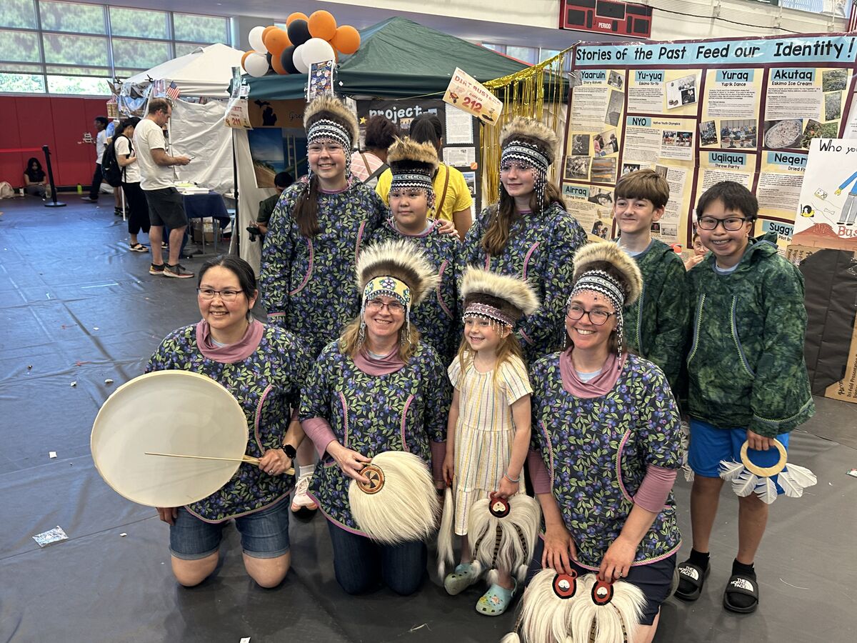Dirt Busters in their Dance Regalia