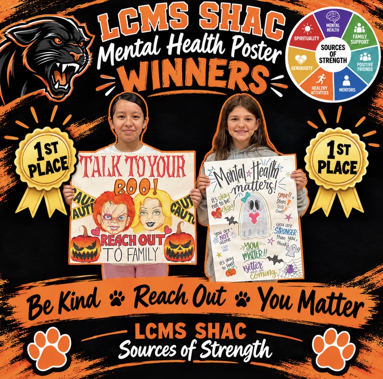 Congratulations to SHAC Mental Health Poster Contest Winners!