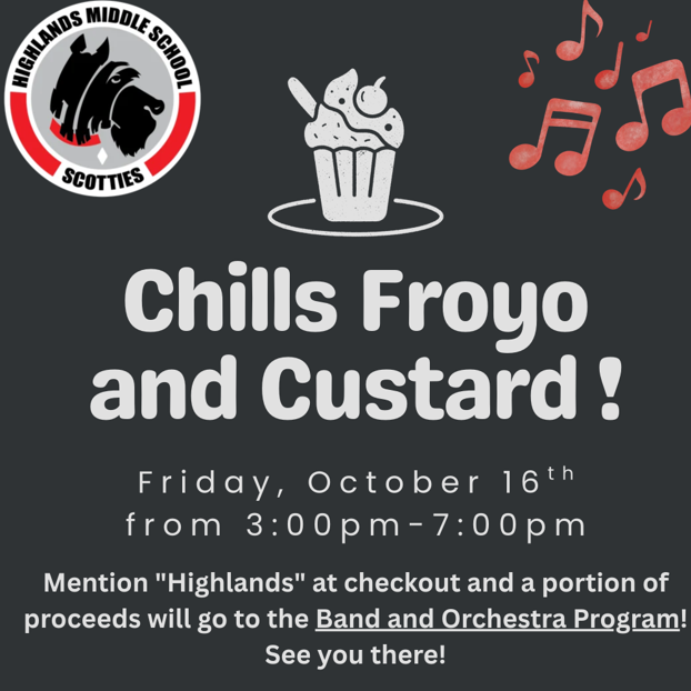 Highland Middle School Fundraiser-Today