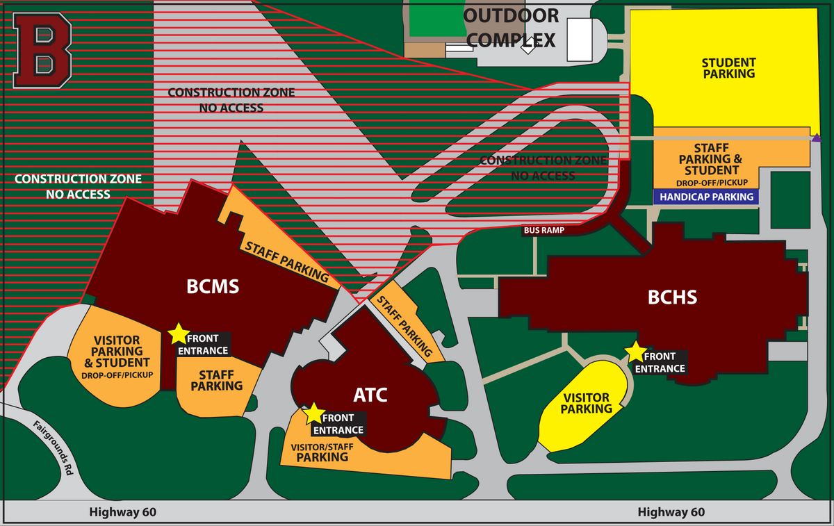 Important Traffic & Campus Safety Update for BCHS, BCMS, and ATC