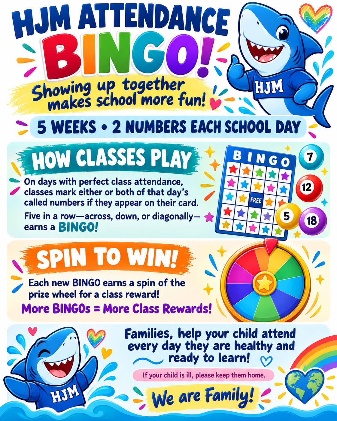 Attendance BINGO