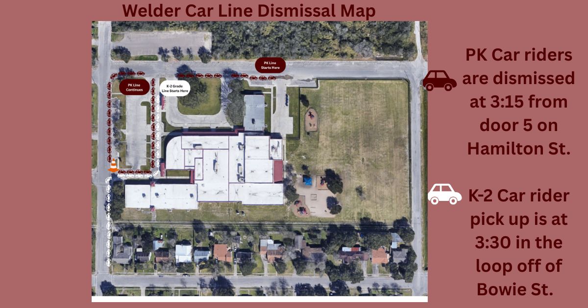 Welder Car Lines Map