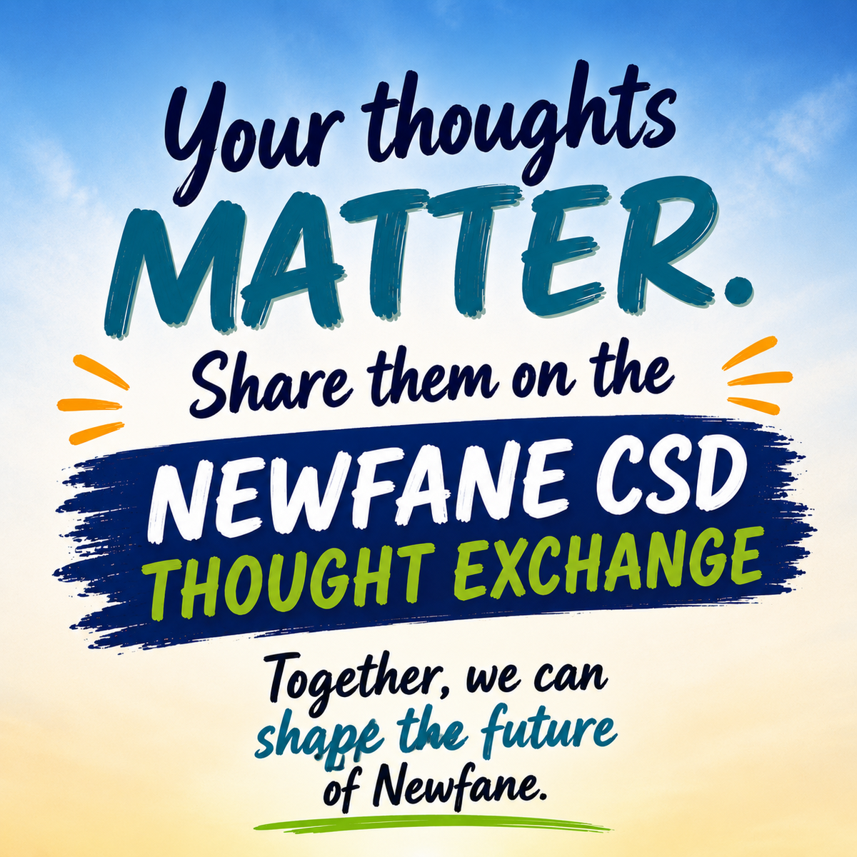 📣 Help Shape the Future of Newfane CSD! 💙