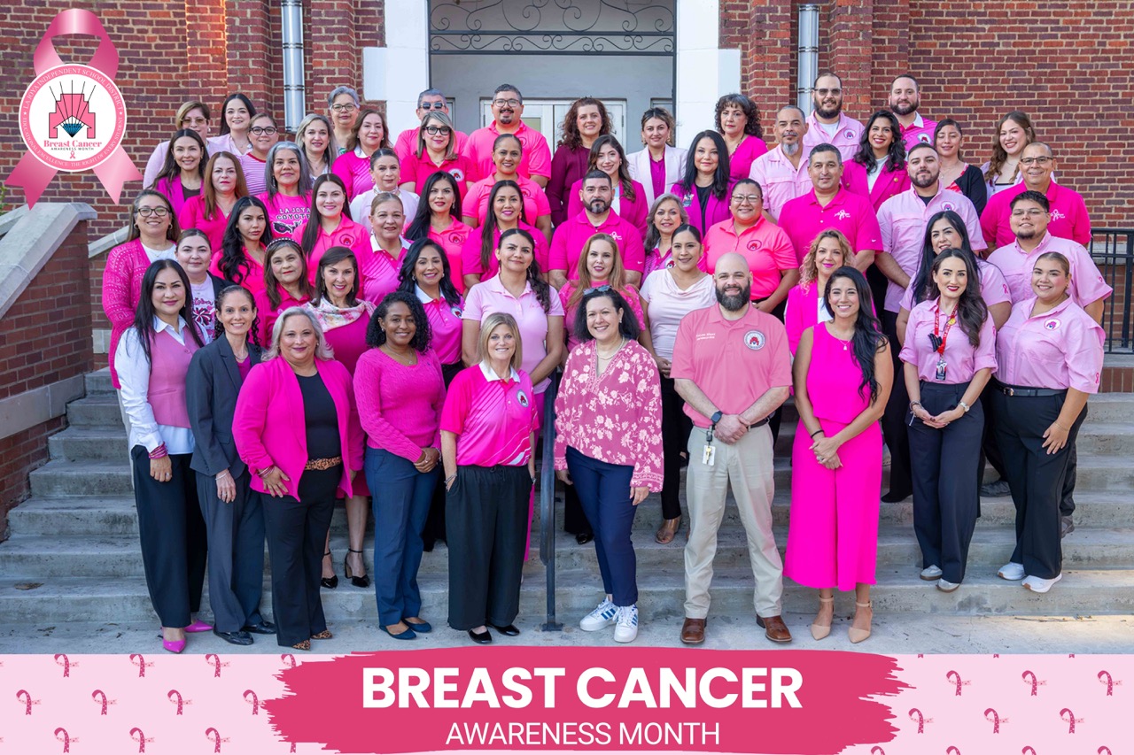 🎀💕 La Joya ISD wears pink with purpose!