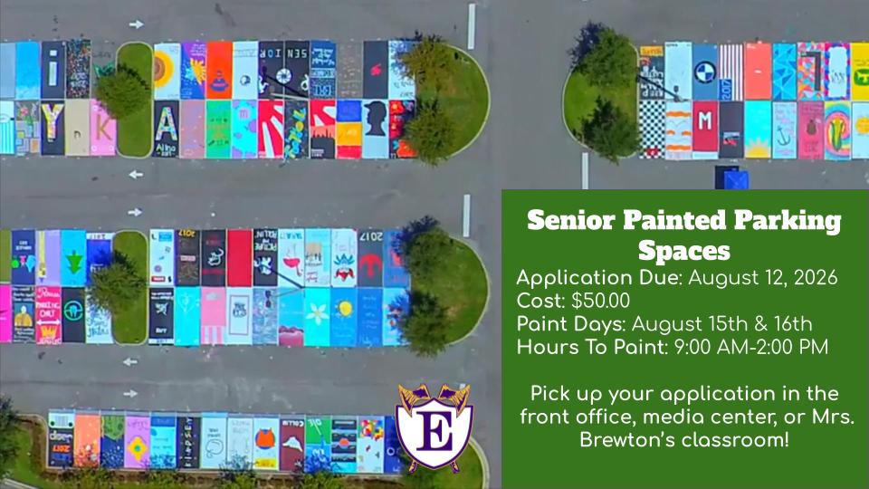 Senior Painted Parking Spaces
