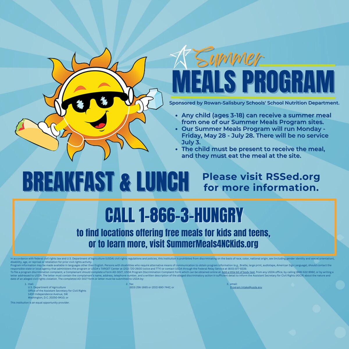 2026 Summer Meals Program ☀️