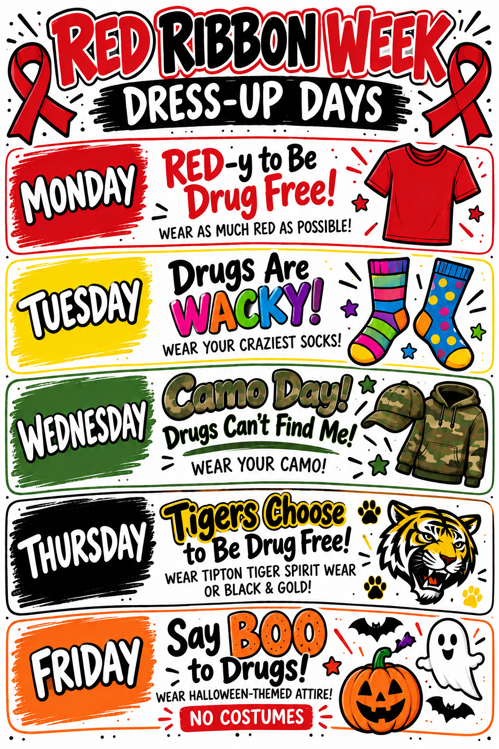 Next week is Red Ribbon Week