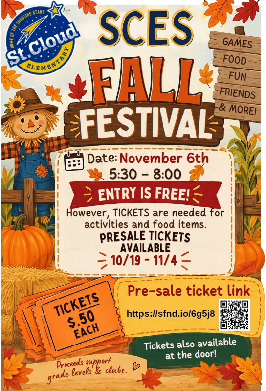 Fall Festival Pre-Sale tickets now on sale!